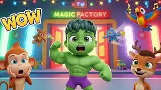 Chhotu Hulk aur Magic Toy Factory 🧸✨ | Kids Story Hindi | 3D Cartoon Adventure
