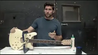 The guitar kit build from guitar fetish part 4 | Gluing up the neck