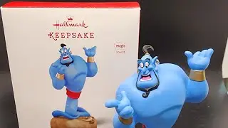 Hallmark Keepsake Ornament 2015 Magic Disney Aladdin Genie Yo, Rugman! NIB 🎥✔️