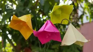 Easy Paper Flowers - DIY Bell Flowers
