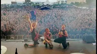 Danish fans perform haka for Kiwi group Alien Weaponry