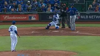 ALCS Gm1: Bautista disputes strike zone, strikes out