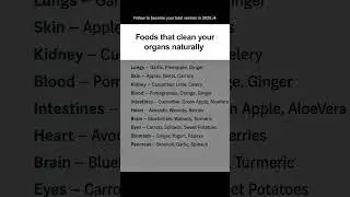 &ldquo;Foods That Naturally Detox and Cleanse Your Organs&rdquo;