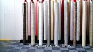 Rikey kitchen cabinet wraps, kitchen door wrapping, marble grain film for tempered glass cabinet