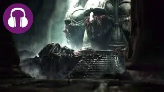 Biomechanical Hallway 💤 Atmospheric SCORN Ambience | Sci-Fi Sounds