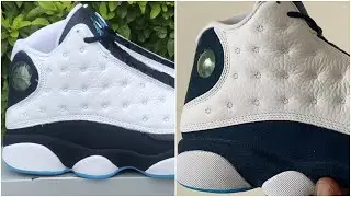 Test Yourself E4, Real Vs Fake Air Jordan 13 Obsidian Dark Powder Blue