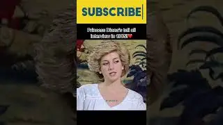 Rare Interviews of Princess Diana! #short Princess Diana's tell all interview in 1985 #diana