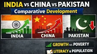 India vs China vs Pakistan | Comparative Development | Class 12 Economics Ch 8 (NCERT)