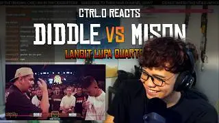 CTRL.O Reacts | EP109 | Fliptop - Diddle vs. Mison @ Langit Lupa 2026 Quarters