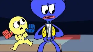 Huggy Wuggy Is So Sad Origin With Player Poppy Playtime Animation#2