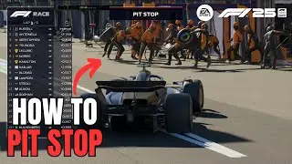 How to PIT STOP in F1 25