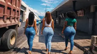 ✔️ Trodding MOST DANGEROUS PLACE In Jamaica 3 Miles to HALF-WAY-Tree 2026 4K