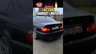 BMW 3 Series E46 330D M57 - Straight Pipe & Hardcut Limiter Exhaust Sound🔥 #m57 #e46 #330d #shorts