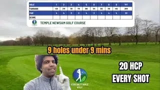 High handicap winter golf in Yorkshire [EVERY SHOT] quick fire 🔥