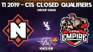 Nemiga vs Empire - TI9 CIS Regional Qualifiers: Group Stage