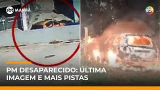 SP: Câmera registra cabo da PM entrando em carro antes de desaparecer | #SBTManhã