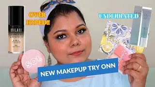 New Makeup I Milani Foundation , Colourpop & Becca I OVERHYPED I Review & Demo I Watch before U BUY