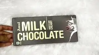 ASMR opening Amul milk chocolate smooth and creamy #asmr #amulmilkchocolate #satisfying #viralvideo