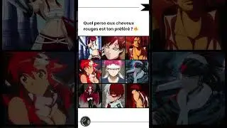 Classe ces personnages aux cheveux rouges du meilleur au pire !