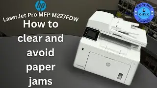 МФУ HP LaserJet Pro MFP M227 FDW | Как устранить и предотвратить замятие бумаги