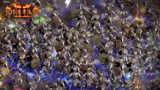 디아블로2 레저렉션 조폭네크 해골군단/Diablo 2 Resurrected 335 Skeletons Necromancer
