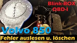Volvo 850 OBD Blinkbox auslesen u. Fehler l&ouml;schen  - Fehlerspeicher - Low Budget Youngtimer Teil 8