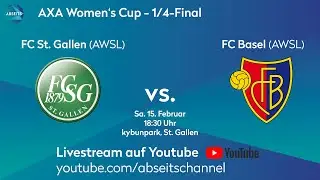 FC St. Gallen vs. FC Basel | #AXA Women's Cup - 1/4-Final | 15.02.2025