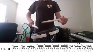 Military Marching Field Drum Lick