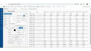 How to freeze Row headers & Column headers in InfoView