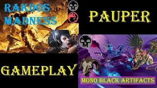 Rakdos Madness Vs Mono Black Artefatos [PAUPER] | Gameplay Ao Vivo #mtgpaupergameplay #mtgpauper