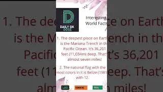 Interesting facts #dailygkdose#facts#shorts