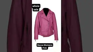 Becca Women&rsquo;s Pink Leather Jacket | Stylish & Trendy Leather Outerwear