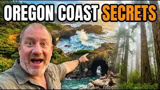 The Oregon Coast! Devil's Punch Bowl, Sea Lion Caves & Trees of Mystery! 🌲