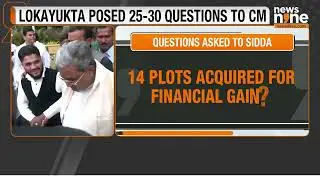 Karnataka CM Siddaramaiah Questioned by Lokayukta in MUDA Land Allotment Scam | News9