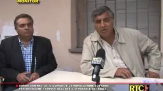 Sorbo San Basile, protesta contro la riduzione dei servizi dell'ufficio postale