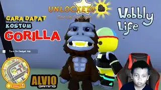 ALVIO GAMING : Mendapatkan Baju Gorilla (Unlocked GORILLA COSTUME) ~ Game Wobbly Life