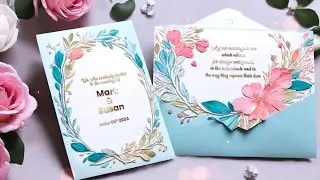 Custom 3D Floral Design Wedding Invitation Slideshow After Effects Template