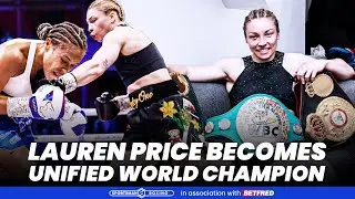 It hasn't sunk in yet for Lauren Price that she has unified the belts