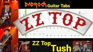 Tush - ZZ Top - Guitar + Bass TABS Lesson