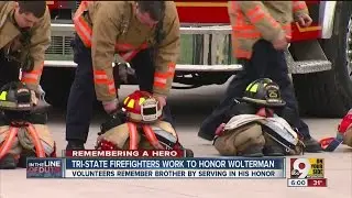 Tri-State firefighters work to honor Patrick Wolterman