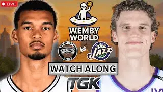Embarrasing Loss to the Jazz | San Antonio Spurs vs Utah Jazz | WATCH ALONG & PLAY BY PLAY LIVE