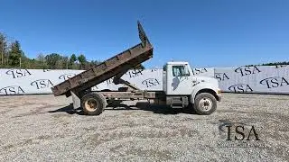 43080 - 2000 International 4900 Single Axle Dump Truck Will Be Sold At Auction!