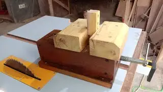 Membuat sendiri ragum.  catok kayu dari limbah kayu