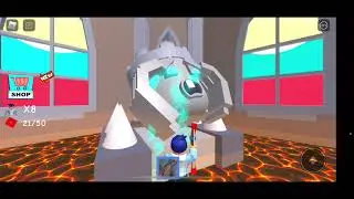 Finn plays Crazy Bank Heist Obby on Roblox with his daddy