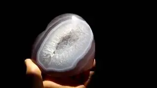 Big Natural Drusy Agate Stone Heart