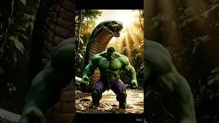 #hulk vs anaconda fight 💪#cartoon #shortvideos #animation