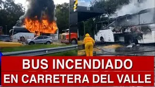 🔴 #ultimahora / Bus incinerado en carretera del Valle - Cali - 14 de Enero de 2026
