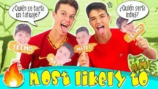 ¿QUIÉN es MÁS PROBABLE que VUELVA con su EX? MOST LIKELY TO  🤔MATEO HAACK vs TELMO de #LosXobis