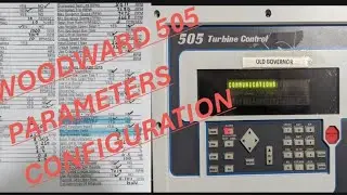Woodward 505 - All Parameters explanation and  Configuration