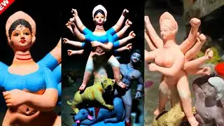 Durga Idol Making |Small Durga Murti Making & Durga Puja 2021 | small Durga idol 2021 | Durga Puja